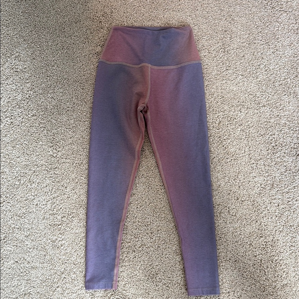 Beyond Yoga Purple and Pink Leggings
